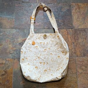ooak REPURPOSED DOGGY TOTE puppy shopper